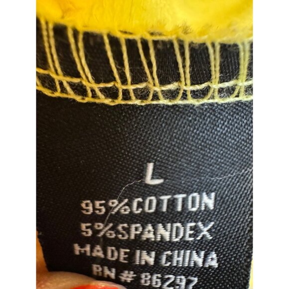 BCBG Yellow Hoodie Women’s Large Rhinestone Detail Full Zip Hooded Sweatshirt - Picture 4 of 7